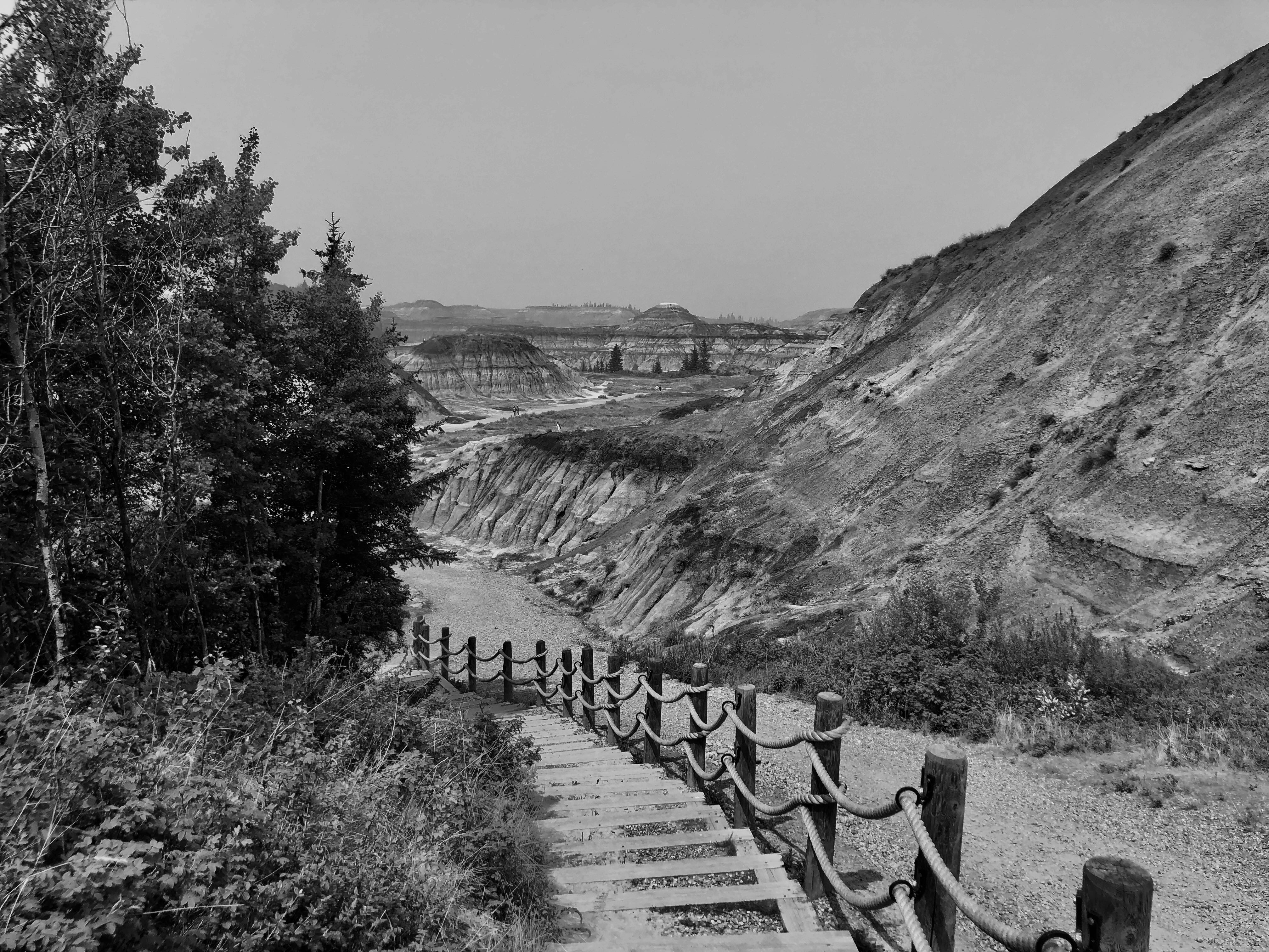 Heading into the canyon