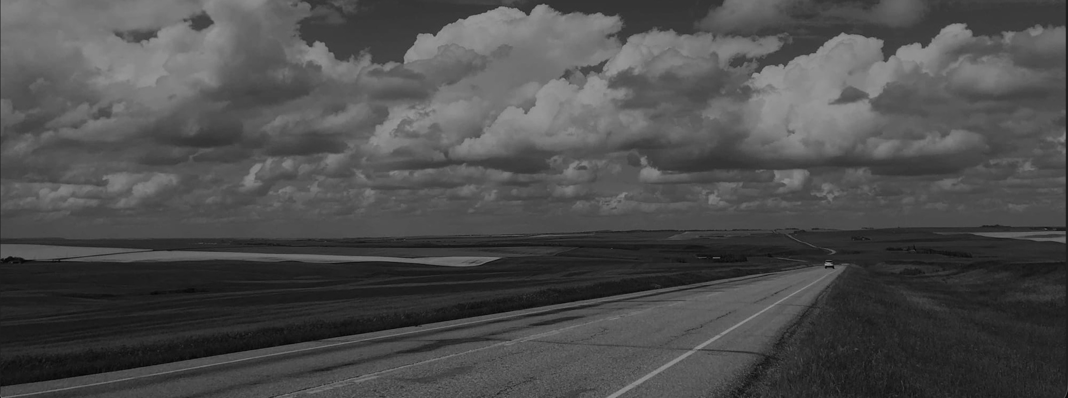 A panoramic vista somewhere in central Alberta